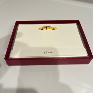 Cartier Red Box with‎ Yellow Taxi Cards
